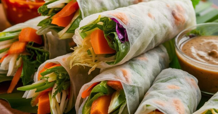 Veggie Spring Rolls in an Air Fryer: A Crispy, Healthy Delight