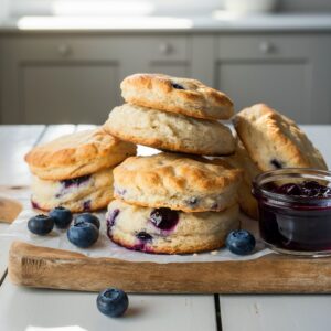 Blueberry biscuits 