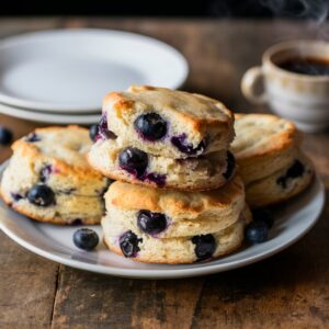 Blueberry biscuits 