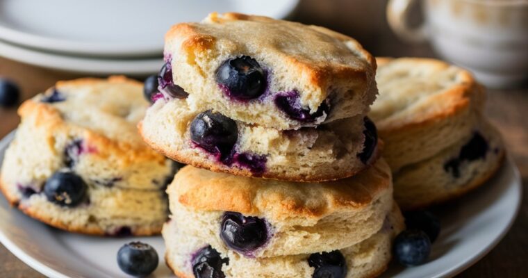 Blueberry biscuit recipe