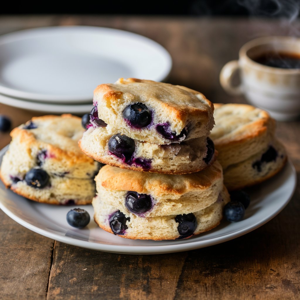 Blueberry biscuit recipe