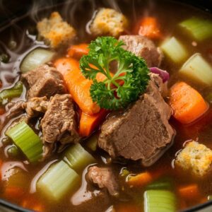 Beef Hamburger Soup Recipe