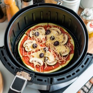 Zucchini Pizza in an Air Fryer