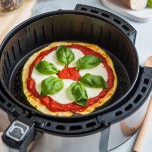 Zucchini Pizza in an Air Fryer